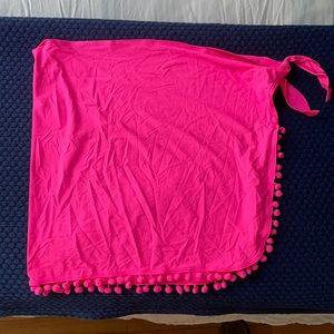 Pink Lily Pulitzer Beach Cover Up Sarong